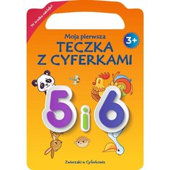 животные с циферками - цифры 5 и 6 цена и информация | Книжки - раскраски | kaup24.ee