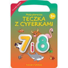 животные с циферками - цифры 7 и 8 цена и информация | Книжки - раскраски | kaup24.ee