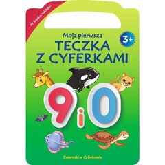 животные с циферками - цифры 9 и 0 цена и информация | Книжки - раскраски | kaup24.ee