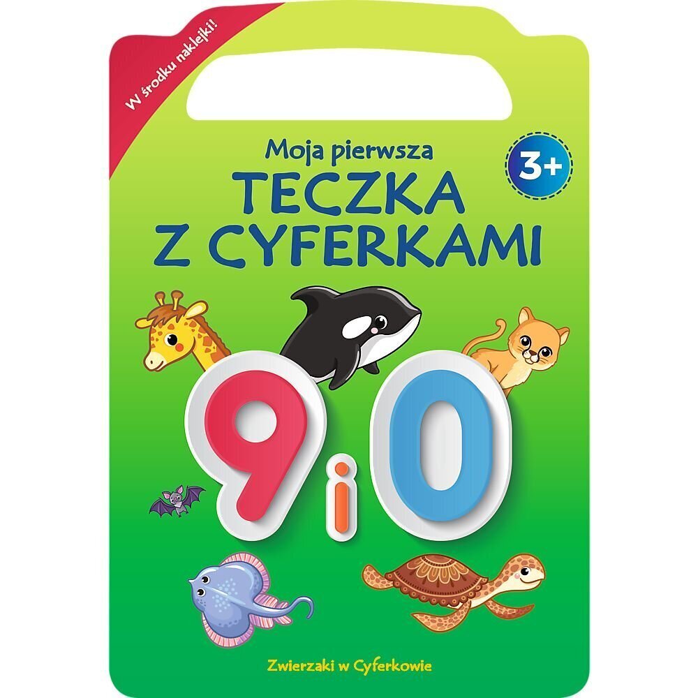 numbritega loomad - numbrid 9 ja 0 цена и информация | Värviraamatud | kaup24.ee