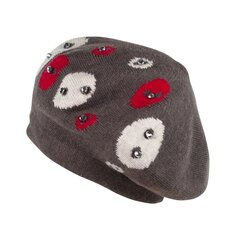 Art of Polo Beret | tumebeež, Punane cz13119-2 цена и информация | Женские шапки | kaup24.ee