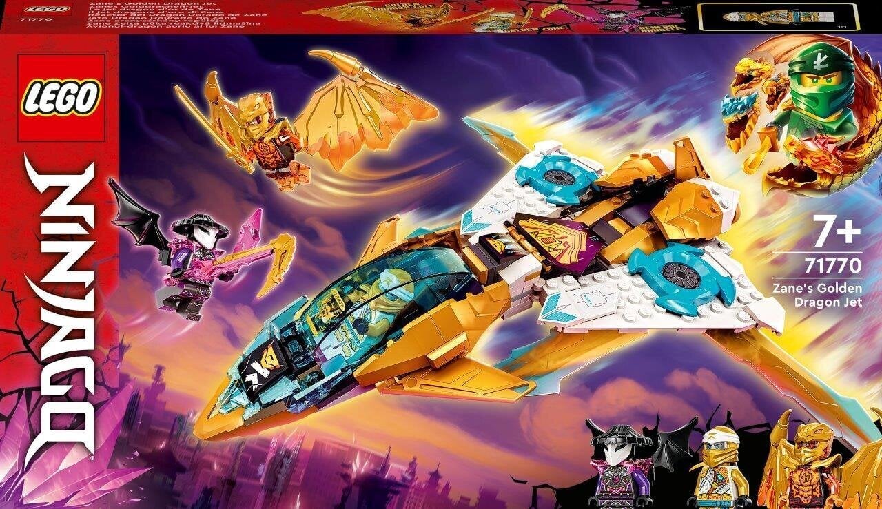 71770 LEGO® NINJAGO Реактивный самолет Zane Golden Dragon цена | kaup24.ee