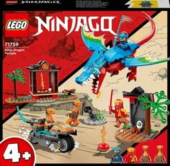 71759 LEGO® NINJAGO Храм ниндзя-дракона цена и информация | Конструкторы и кубики | kaup24.ee