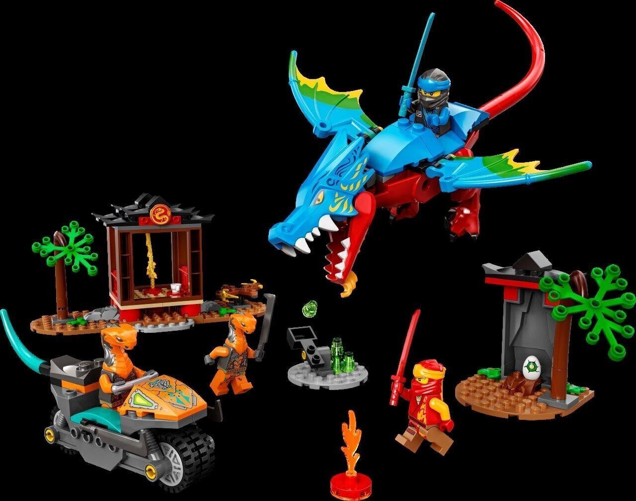 71759 LEGO® NINJAGO Ninja Draakoni tempel hind ja info | Klotsid ja konstruktorid | kaup24.ee