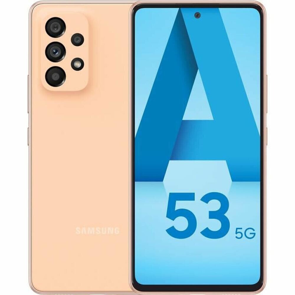 Samsung Galaxy A53 5G 6/128GB Dual SIM SM-A536BZONEUB Peach hind ja info | Telefonid | kaup24.ee