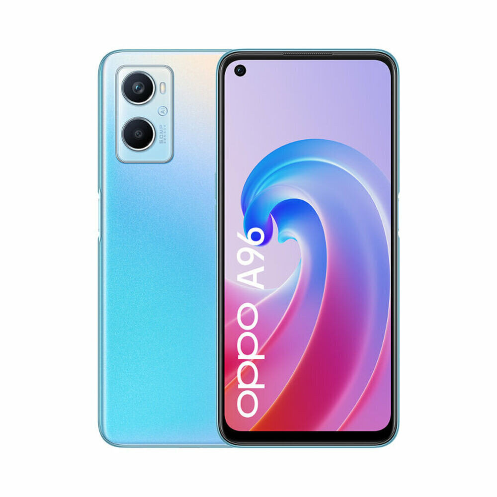 Oppo A96 Qualcomm Snapdragon 680, 128 GB Blue цена и информация | Telefonid | kaup24.ee