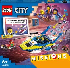 60355 LEGO® City Missions Миссии детективов водной полиции цена и информация | Конструкторы и кубики | kaup24.ee