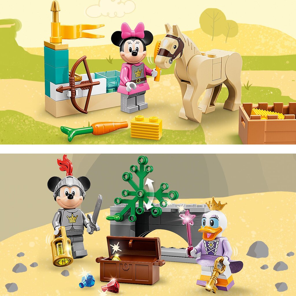 10780 LEGO® | Disney Miki ja sõbrad, Miki ja sõbrad lossikaitsjad цена и информация | Klotsid ja konstruktorid | kaup24.ee