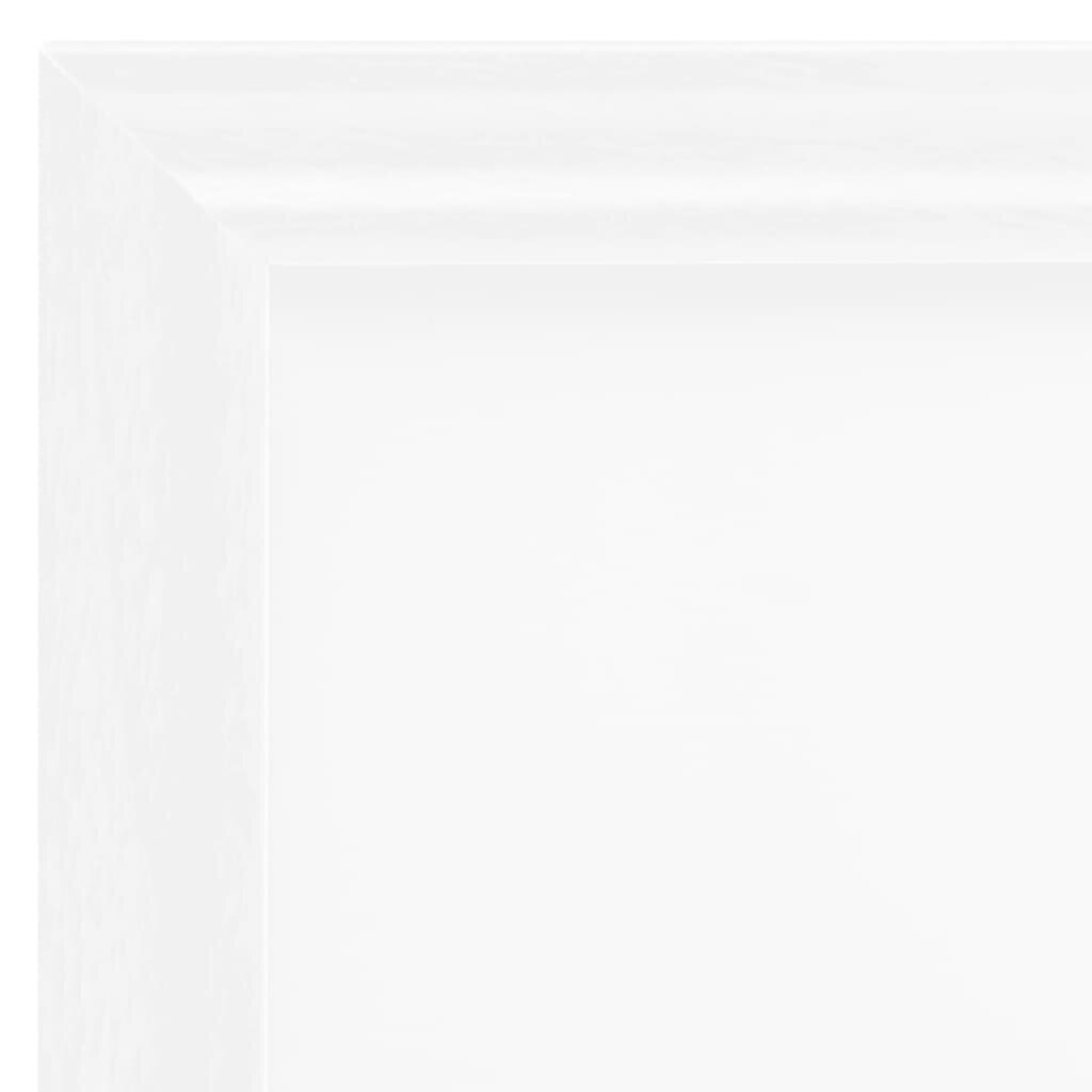 vidaXL fotoraami kollaaž 3 tk, seinale või lauale, valge, 13 x 18 cm hind ja info | Pildiraamid | kaup24.ee