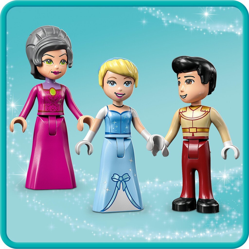 43206 LEGO® | Disney Princess Tuhkatriinu ja võluva printsi loss цена и информация | Klotsid ja konstruktorid | kaup24.ee