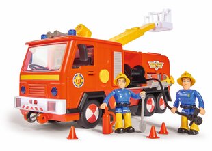 Пожарная машина со светом и звуком Simba Dickie Toys Fireman Sam Jupiter + 2 фигурки цена и информация | Игрушки для мальчиков | kaup24.ee