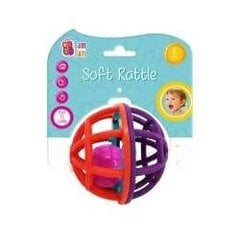 Шар BABY RATTLE BALL цена и информация | Drewniana Wieża Piramida Kura Nakładanie Kolorowych Kwadratów LD-15 15276 | kaup24.ee