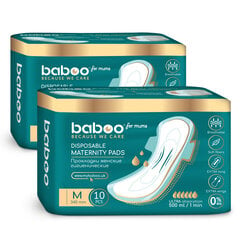 Baboo прокладки для трусиков после родов, размер М, 20 шт цена и информация | Средства гигиены для мам | kaup24.ee