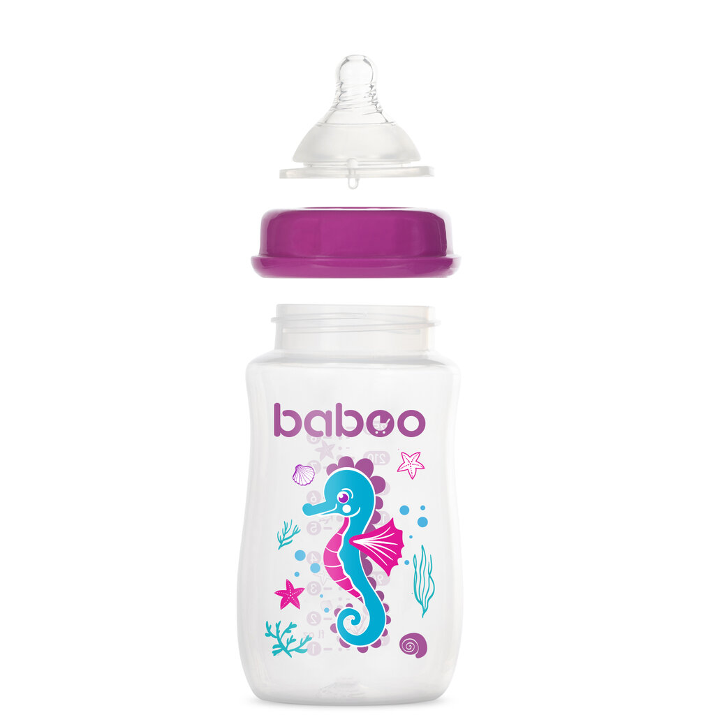 Lutipudel Baboo Sea Life, 250 ml, 3+ kuud. hind ja info | Lutipudelid ja aksessuaarid | kaup24.ee