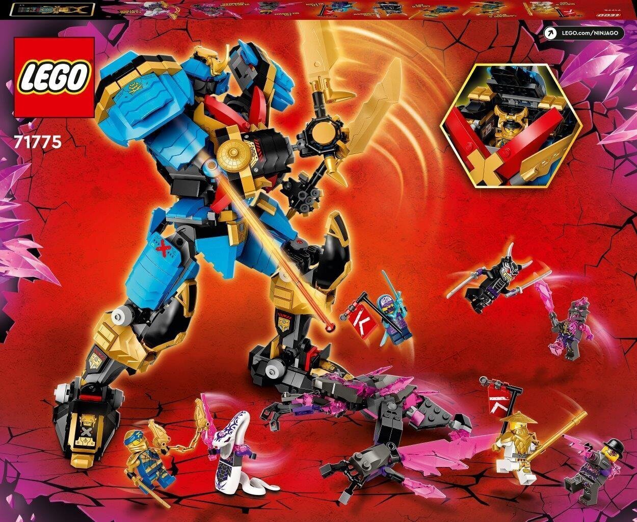 71775 LEGO® NINJAGO Nya Samurai X ROBOT цена и информация | Klotsid ja konstruktorid | kaup24.ee