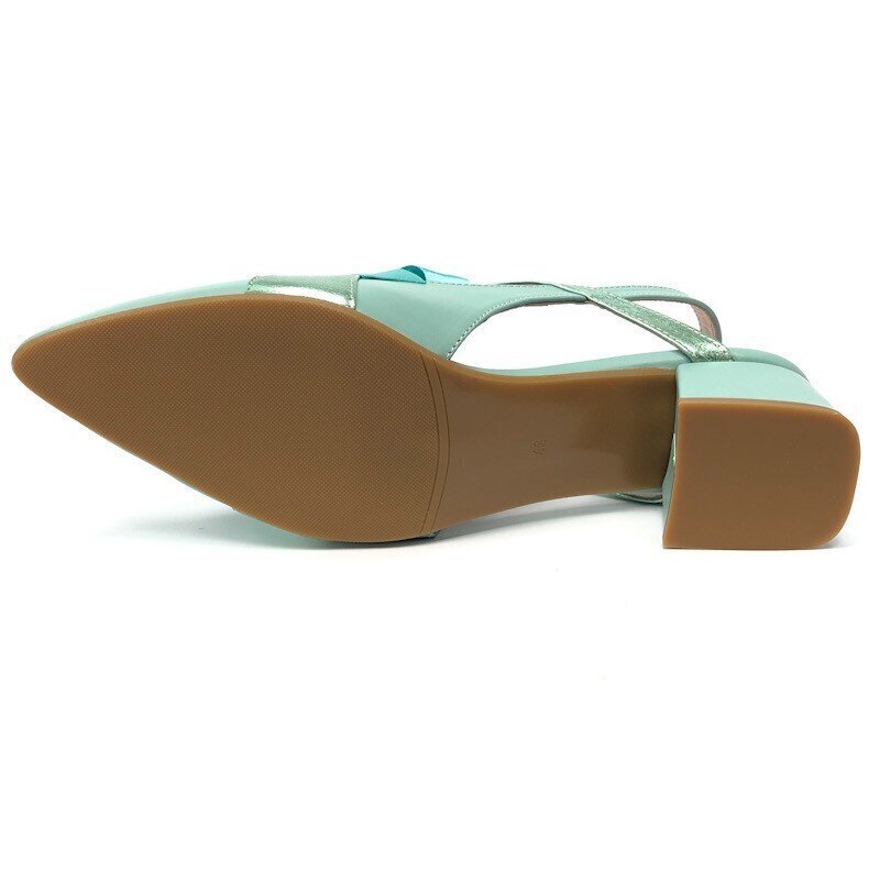 Naiste kingad lahtise kannaga Daniela Shoes, nahast hind ja info | Naiste sandaalid | kaup24.ee