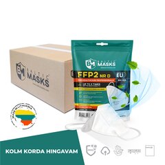 Meditsiinilised respiraatorid FFP2 BM-026 NRD, 100 tk. цена и информация | Аптечки | kaup24.ee