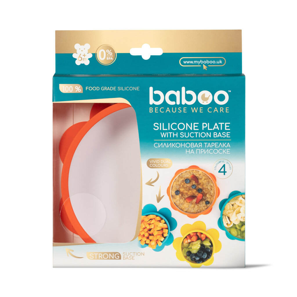 Baboo lauanõude komplekt, 4+ kuud, oranž hind ja info | Laste sööginõud | kaup24.ee