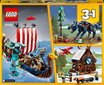 31132 LEGO® Creator Viikingilaev ja Midgardi madu цена и информация | Klotsid ja konstruktorid | kaup24.ee