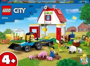 60346 LEGO® City Farm Talli- ja taluloomad цена и информация | Конструкторы и кубики | kaup24.ee