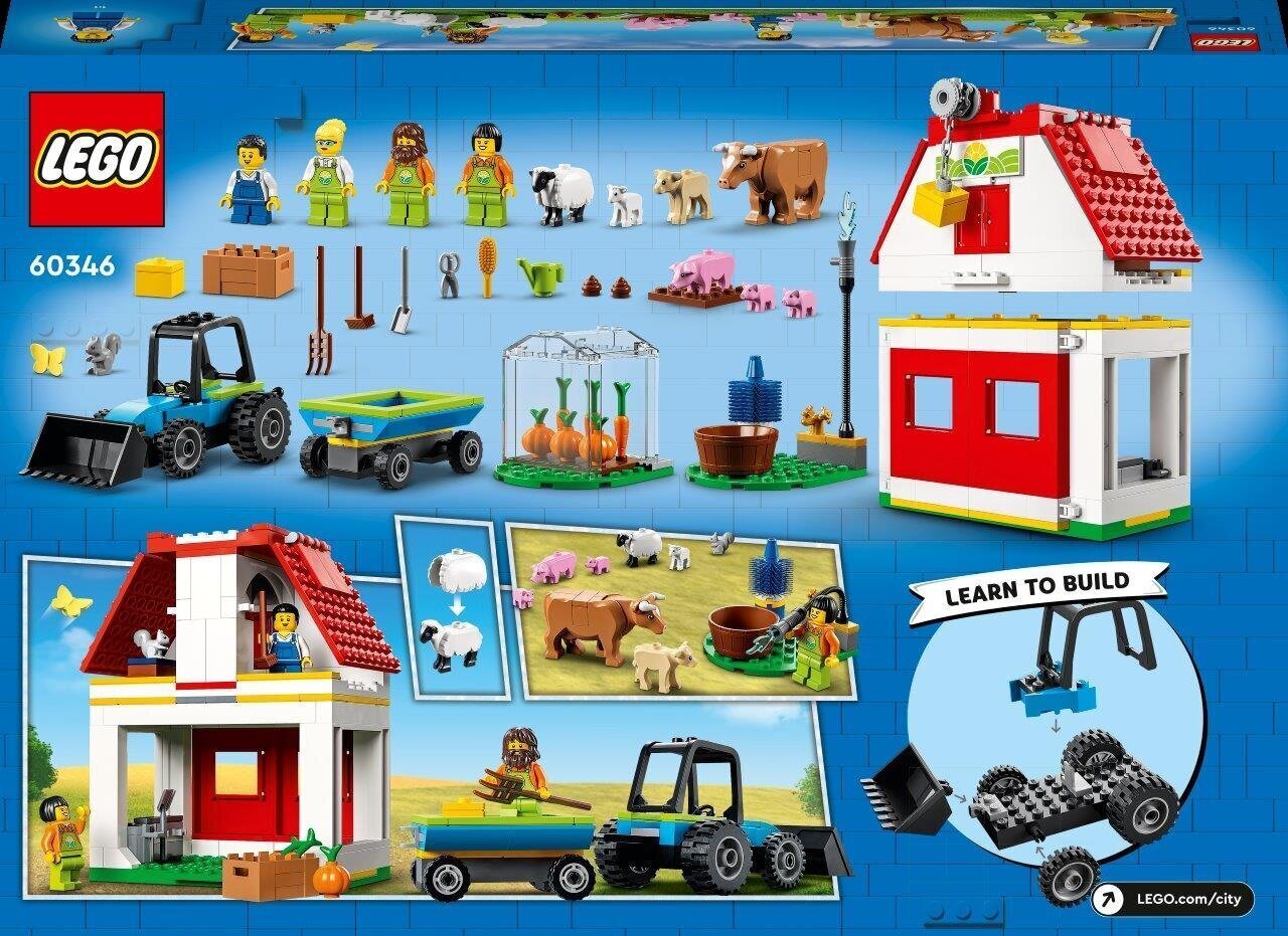 60346 LEGO® City Farm Talli- ja taluloomad hind ja info | Klotsid ja konstruktorid | kaup24.ee