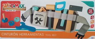 Набор деревянных инструментов Woomax с ремнем, 3+ цена и информация | Развивающие игрушки | kaup24.ee