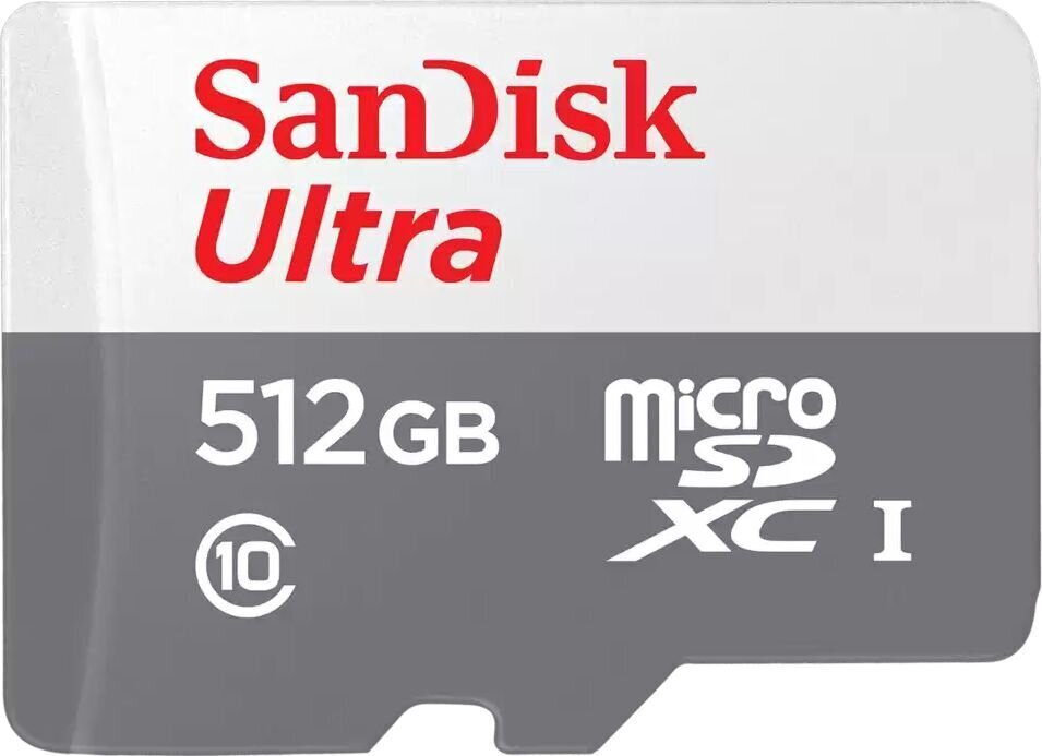 MEMORY MICRO SDXC 512GB UHS-I/SDSQUNR-512G-GN3MN SANDISK цена и информация | Fotoaparaatide mälukaardid | kaup24.ee