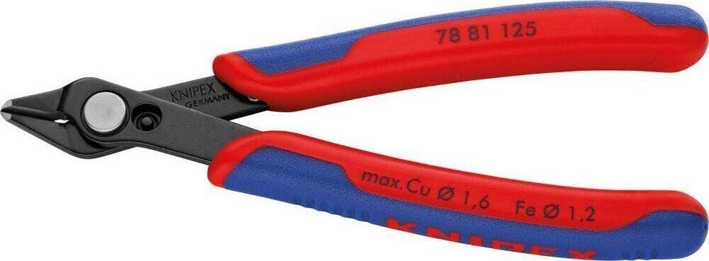 Lõikur 78 81 125 Cu max Ø1,6 mm poleeritud, teras max Ø0.6 mm; Knipex цена и информация | Käsitööriistad | kaup24.ee