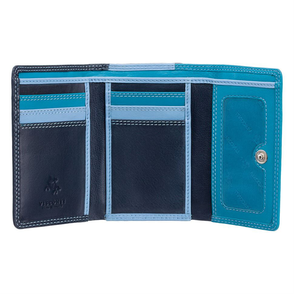 Naiste nahast rahakott Visconti RB39, sinine hind ja info | Naiste rahakotid | kaup24.ee