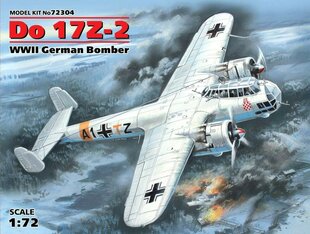 Сборная модель ICM 72304 Do 17Z-2, WWII German Bomber 1/72 цена и информация | Склеиваемые модели | kaup24.ee