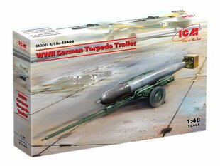 Kokkupandav mudel ICM 48404 WWII German Torpedo Trailer 1/48 hind ja info | Liimitavad mudelid | kaup24.ee