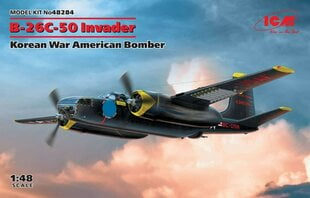 Сборная модель ICM 48284 B-26С-50 Invader, Korean War American Bomber 1/48 цена и информация | Склеиваемые модели | kaup24.ee