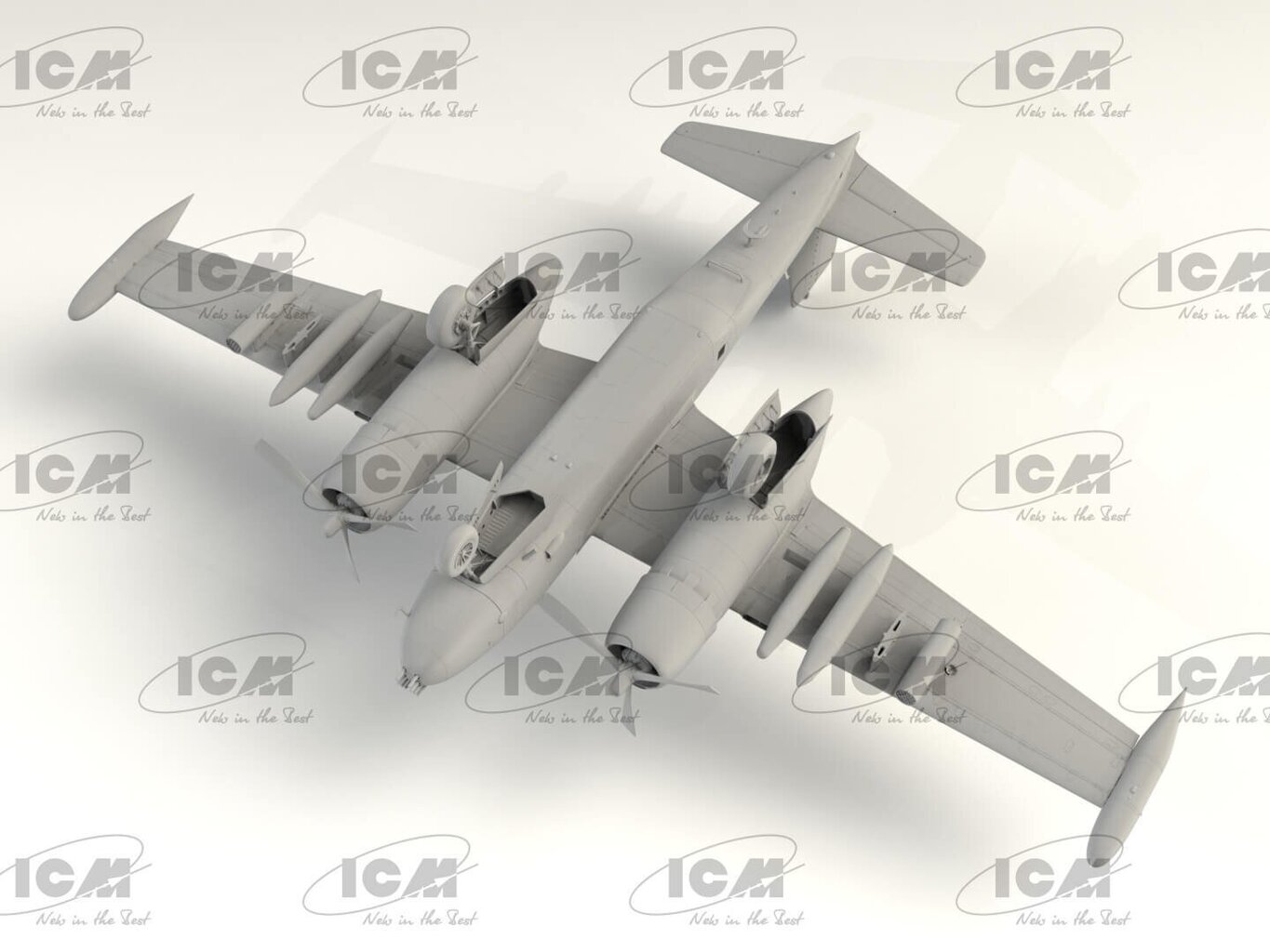 Kokkupandav mudel ICM 48278 B-26K Counter Invader (early), US Attack Aircraft 1/48 hind ja info | Liimitavad mudelid | kaup24.ee