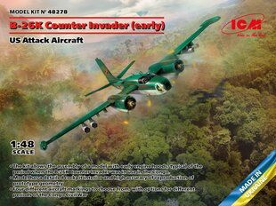 Kokkupandav mudel ICM 48278 B-26K Counter Invader (early), US Attack Aircraft 1/48 hind ja info | Liimitavad mudelid | kaup24.ee