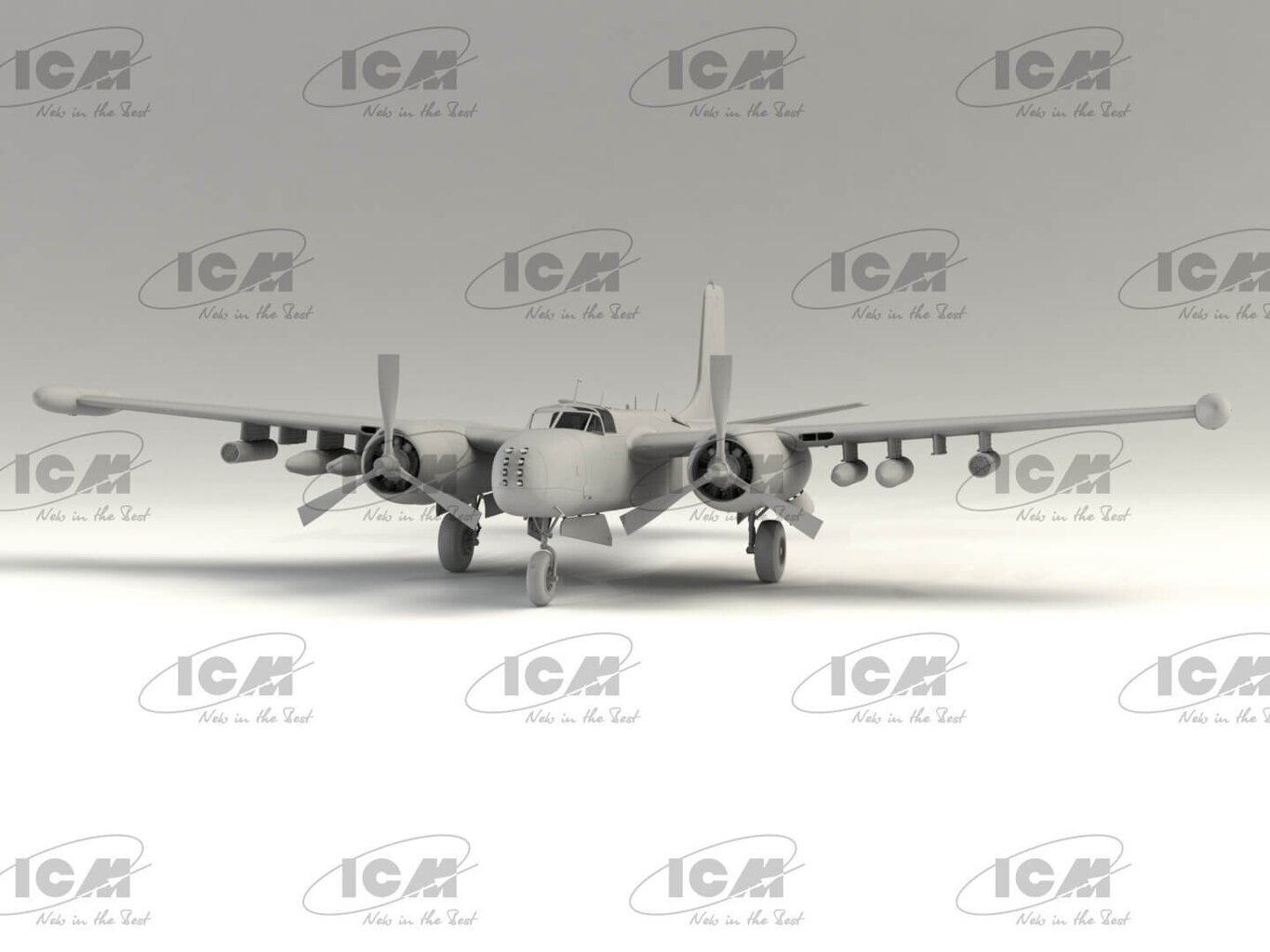 Kokkupandav mudel ICM 48278 B-26K Counter Invader (early), US Attack Aircraft 1/48 hind ja info | Liimitavad mudelid | kaup24.ee