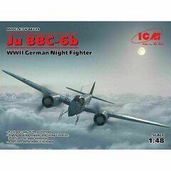 Сборная модель ICM 48239 Ju 88С-6b, WWII German Night Fighter 1/48 цена и информация | Склеиваемые модели | kaup24.ee