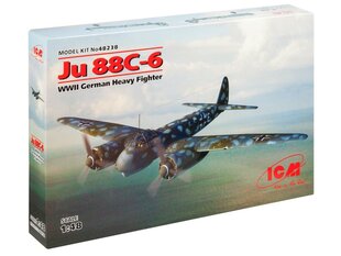 Kokkupandav mudel ICM 48238 Ju 88С-6, WWII German Heavy Fighter 1/48 hind ja info | Liimitavad mudelid | kaup24.ee