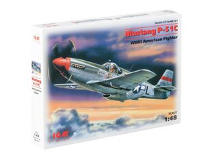 Kokkupandav mudel ICM 48121 Mustang P-51C, WWII American Fighter 1/48 hind ja info | Liimitavad mudelid | kaup24.ee