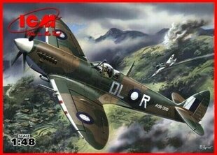 Сборная модель ICM 48067 Spitfire Mk.VIII, WWII British Fighter 1/48 цена и информация | Склеиваемые модели | kaup24.ee