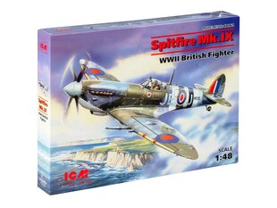 Kokkupandav mudel ICM 48061 Spitfire Mk.IX, WWII British Fighter 1/48 hind ja info | Liimitavad mudelid | kaup24.ee