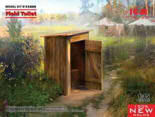 Kokkupandav mudel ICM 35800 WC (Field Toilet) 1/35 hind ja info | Liimitavad mudelid | kaup24.ee