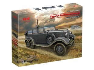 Сборная модель ICM 35530 G4 with armament, WWII German Car 1/35 цена и информация | Склеиваемые модели | kaup24.ee