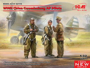 Сборная модель ICM 32115 WWII China Guomindang AF Pilots 1/32 цена и информация | Склеиваемые модели | kaup24.ee