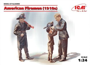 Kokkupandav mudel ICM 24005 American Firemen (1910s) (3 kujukest) 1/24 цена и информация | Склеиваемые модели | kaup24.ee