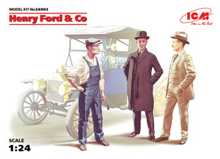 Kokkkupandav mudel ICM 24003 Henry Ford & Co (3 figures) 1/24 hind ja info | Liimitavad mudelid | kaup24.ee