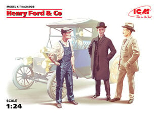 Kokkkupandav mudel ICM 24003 Henry Ford & Co (3 figures) 1/24 цена и информация | Склеиваемые модели | kaup24.ee