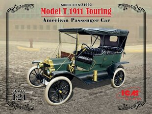 Kokkupandav mudel ICM 24002 Model T 1911 Touring, American Passenger Car 1/24 hind ja info | Liimitavad mudelid | kaup24.ee