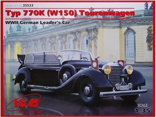 Сборная модель ICM 35533 Mercedes-Benz Typ 770K (W150) Tourenwagen, 1/35 цена и информация | Конструкторы и кубики | kaup24.ee