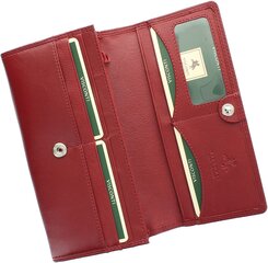 Naiste nahast rahakott Visconti HT35, punane hind ja info | Naiste rahakotid | kaup24.ee
