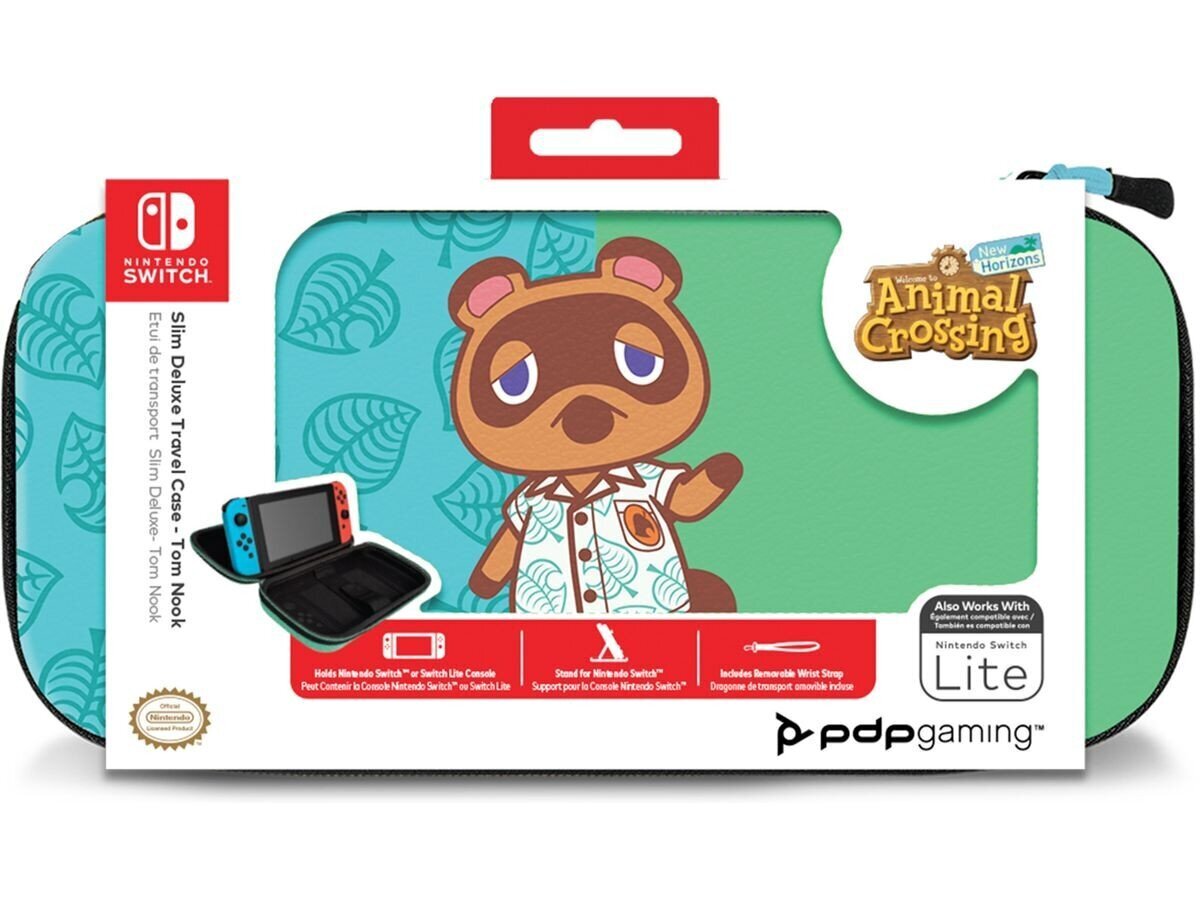 PDP Nintendo Switch Animal Crossing Slim Travel Deluxe case цена и информация | Mängukonsoolide lisatarvikud | kaup24.ee